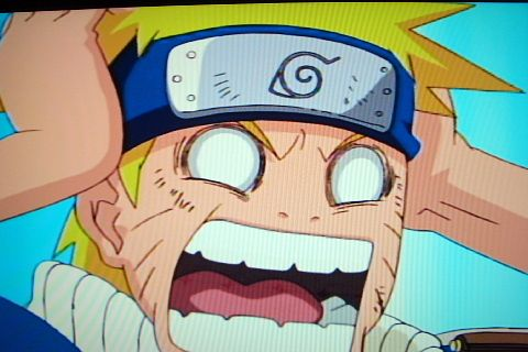Shocked Naruto, wide white eyes and all — pretty much the whole team&rsquo;s face looking at the PoC